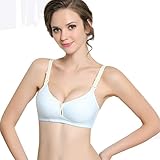 Ancdream ブラジャー　妊婦用　ノンワイヤー　授乳　綿　前開き　ベスト式　マタニティー　ブラ　カジュアル　柔らか