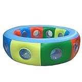 WENJUN インフレータブル折りたたみバスタブミラープールベビースイミングプールの子供インフレータブルプールの肥厚釣り池の子供のおもちゃのプール ( 色 : 青 , サイズ さいず : 180*45