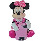 Disney's Minnie Mouse Love Plush Toy Hugger with Throw Blanket [並行輸入品]