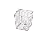 アズワン ステンレス角型洗浄カゴ(テｰパ付) 小 150角(120角)×150mm / 7-5332-05