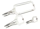 3 PIECE LOCKING C-CLAMP SET by ToolUSA