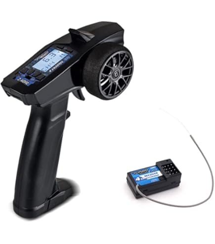 Kyosho PERFEX KT-18 ASF 2.4GHz Transmitter for Mini-Z Racer, Black