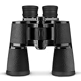 10x50 双眼鏡 HD プロフェッショナル デイリー 防水/防曇 双眼鏡 ロー ライト ナイト ビジョン付き 耐久性