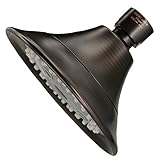 ZhenDeヴィンテージwall-mount 4-functionシャワーヘッドマッサージRainfall Sprays高圧力調節可能なヘッドステンレススチールコネクタスイベルボール H-03