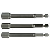 Wiha 70492 Nut Setter Magnetic 3 Piece Set 1/4, 5/16 & 3/8 x 6'' OAL on 1/4' Hex Drive [並行輸入品]