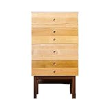 チェスト 4段 天然木 北海道産 ロック式引出 ナチュラル デザインチェスト 4段チェスト 収納 チェスト