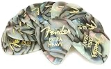 Fender フェンダー ピック 351 Shape Premium Picks, Extra Heavy, Abalone, 12 Count