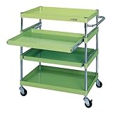 サカエ  PKR-4AN  直送 代引不可・他メーカー同梱不可 車上渡し ニューパールワゴン・スライド棚タイプ PKR4AN