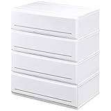 日本製 収納ケース 収納チェスト 色分け収納 インテリアチェスト (62cm幅 4段)