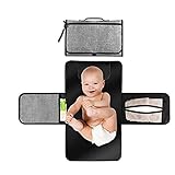 Nappy Changingマット、sacow防水おむつ替えパッド赤ちゃん変更キットホーム旅行の外側