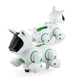 Green Robotic Electronic Walking Pet Dog Puppy Kids Toy With Music Light おもちゃ (並行輸入)