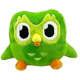 Ziuuihu グリーンフクロウぬいぐるみ、かわいいデュオフクロウぬいぐるみスローピロー、ミニ フクロウぬいぐるみ、フクロウぬいぐるみ、お子様、ギフト、装飾用 (1個)