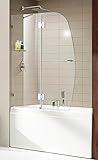 Paragon Bath 0 asbs02-wモダンParagon Bath – Auroraラックス – プレミアム3 / 8で。( 10 mm ) Thickクリア強化ガラス、サイズ: 48で。w