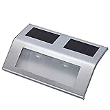 省エネ　ソーラーライト　ステップライト　アウトドアライト　防水　太陽発電　屋外照明/ステップ/軒先/庭/ガーデン/ドライブウェイ/玄関周りなどの照明用