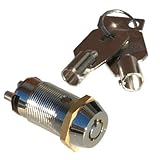 Seco-Larm Seco-Larm SS-095-1H1 Tubular Key Lock Switch High Security 12VDC 2 Amps [並行輸入品]