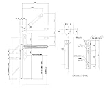 バルコニー物干金物 縦収納・ポール型ダークブロンズ SK-660TSLP-BC　　新協和