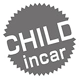 imoninn CHILD in car ステッカー　【シンプル版】　No.39　丸型ロゴ　（シルバーメタリック）