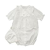 夏物 日本製 お宮参り退院時 ｸﾏさん柄 ﾍﾞﾋﾞｰﾄﾞﾚｽ お帽子付き2点セット