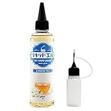 プルプラ 国産 電子タバコリキッド VAPE(ベイプ)リキッド 大容量 120ml 便利な目盛付きボトル ニードルボトル 10ml付き (ジャスミンティー)