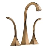 Brizo 65430lf-bz Virage 2ハンドル広範囲洗面所蛇口、Brilliance Brushed Bronze