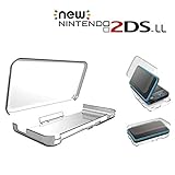 New2DSLL カバー 任天堂 Newニンテンドー2DS LL対応 保護ケース BLUEHOOSYOO New Nintendo 2DS LL 透明 PC素材 落下防止&衝撃吸収 軽量&薄 全面保護