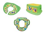 Sesame Street Soft Potty, Travel and Step Stool Combo Set, Framed Friends [並行輸入品]