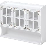 スパイスラック(調味料ラック/スパイスボックス) 幅63cm 扉/可動棚付き ローズ柄 ホワイト(白) 【代引不可】 生活用品 インテリア 雑貨 インテリア 家具 キッチンワゴン top1-ds-1314378-ak [簡易パッケージ品]