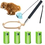 yowodana 犬用 フンキャッチャー 片手で簡単取れる フン取り 折り畳み式 処理袋60本付き ペットの散歩グッズ うんち取り クリーンスコップウンチ取り器 ペットの糞取り器 手汚れないフン処理 うんち処理 フン処理 取り器 携帯便利 大型犬/中型犬/小型犬 犬用トイレ用品