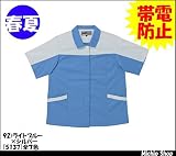 ミチオショップ RAKAN 半袖スモック 5137 日新被服 5L 48)ライトグリン