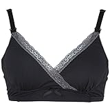 アビックス マミールナ ナチュラルフィットブラ M ブラック ベア天竺 870415