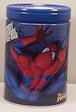 Marvel Spider SenseスパイダーマンRound Tin Coin Bankブルー蓋
