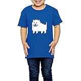 Ariesシャツ 2歳～６歳子どもＴシャツUndertale Annoying Dog ドッグ 犬 地下世界 モンスター 地獄 子供服 RoyalBlue 3 Toddler