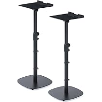 スピーカースタンド 高さ調整可能 ブラック Amazon | サンワダイレクト スピーカースタンド 耐荷重15kg 2本