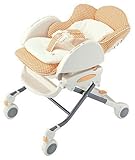 ハイローベッド&チェア ムーヴィスウィング 420 モデラートドットカモミール(ベージュ)