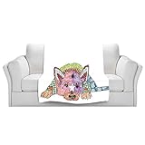 ブランケットウルトラソフトFuzzy 4サイズ！DIANOCHEデザインからby Marley UngaroホームDecor Unique Designer芸術的スタイリッシュな寝室アイデアCouch
