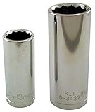 K-T Industries 3/8 Drive Deep Socket 12mm [並行輸入品]