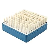 Fanaticalpurchasejp 研磨 フェルト フェルトバフ ホイール 鏡面磨き 100個 軸付フェルトホイール 金属磨き 電動ドリル用 円筒型 ポリッシャー 研磨バフ 研磨ホイール 鏡面作業