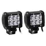 2x Blair Offroad 3" 18w R-Spec Off Road LED Work Light Bar Flood/Spot Combo Beam-3W LED 18w cree pod