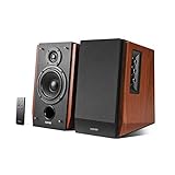 Edifier R1700BT 66W 木製 アクティブ ブックシェルフスピーカー Bluetooth5.1 アンプ内蔵 有線 無線 両用 pc tv スピーカー 2台1組 ウッド