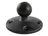 Ram Mount 2.5-Inch Composite Round Base with the AMPs Hole Pattern and 1-Inch Ball [並行輸入品]