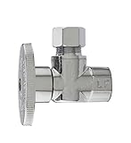 Plumb Pak PP50PCLF Quarter Turn Angle Valve 3/8-Inch Fip by 3/8-Inch Od, Lead Free, by Plumb Pak