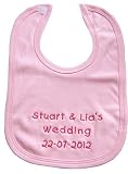 Spoilt Rotten Kids Personalised Baby Bib - Christening, Wedding or New Born Gift Please Write Wordin