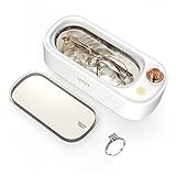 超音波洗浄機、家庭用携帯用小型超音波洗浄機、400ml 48000Hzメガネ超音波洗浄機時計アクセサリーアクセサリー洗浄