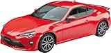 青島文化教材社 1/32 楽プラ スナップキット No.08-PR トヨタ 86 ピュアレッド 色分け済みプラモデル (自動車)