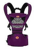 （レーチャミ）le charme 抱っこひも 新生児から使える抱っこ紐 簡単 対面抱っこもできる ベビーキャリア パープル