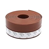 Youmechi すきまのDIY【ドアの防音 防虫に！シリコン隙間テープ】すきま 窓 断熱材 冷暖房効率アップ 25mm*5ｍ (ブラウン)