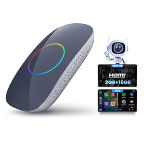 ATOTOOUT AI Box CarPlay ワイヤレスCarplay Android Auto対応 2GB+16GB 動画配信アプリ視聴可能 HDMI出力 デュアルWi-Fi デュアルBluetooth