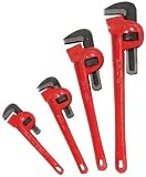 Hawk TP3640 Pipe Wrench, Red, 4-Piece [並行輸入品]