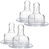 Dr. Brown`s Natural Flow Level 4 Wide Neck Nipple - 4 Nipples by Dr. Brown's [並行輸入品]