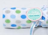 Baby Snoozies! Fleece Nursery Blanket (Blue - Multi Dots) by Snoozies